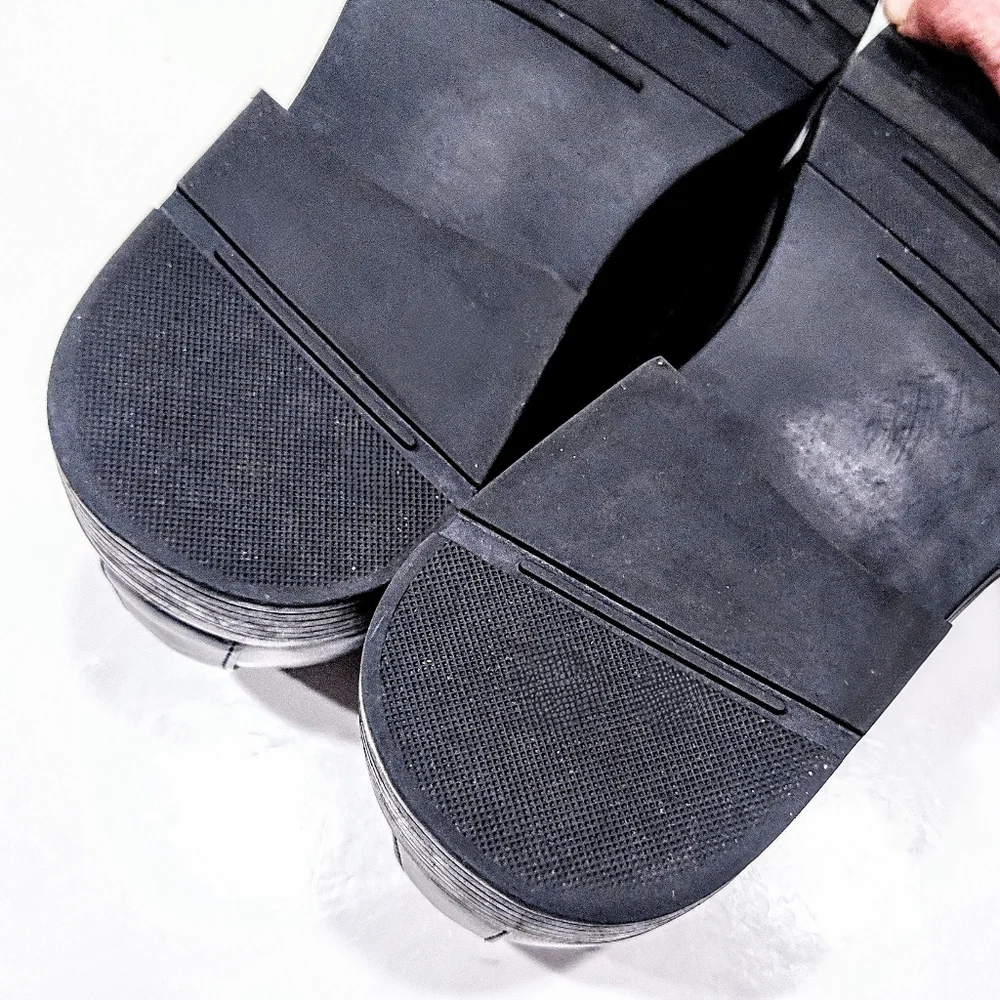 Reaction Kenneth Cole Ultra Slick Mens Size 11.5 M Black Man-made Dress Lace-Up - Picture 8 of 12